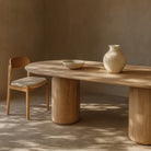 Basilca Ash Oak Wood 270cm Dining Table by Tommy Franks