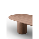 Basilca Walnut Wood Dining Table by Tommy Franks
