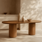 Basilca Walnut Wood Dining Table by Tommy Franks