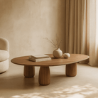 Basilca Walnut Wood Coffee Table by Tommy Franks