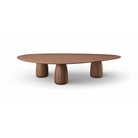Basilca Walnut Wood Coffee Table by Tommy Franks