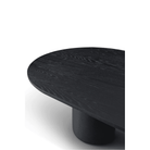 Basilca Matte Black 240cm Wood Dining Table by Tommy Franks