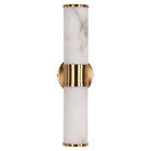 Charlize Gold Wall Light with Faux Marble Shade by Richmond Interiors