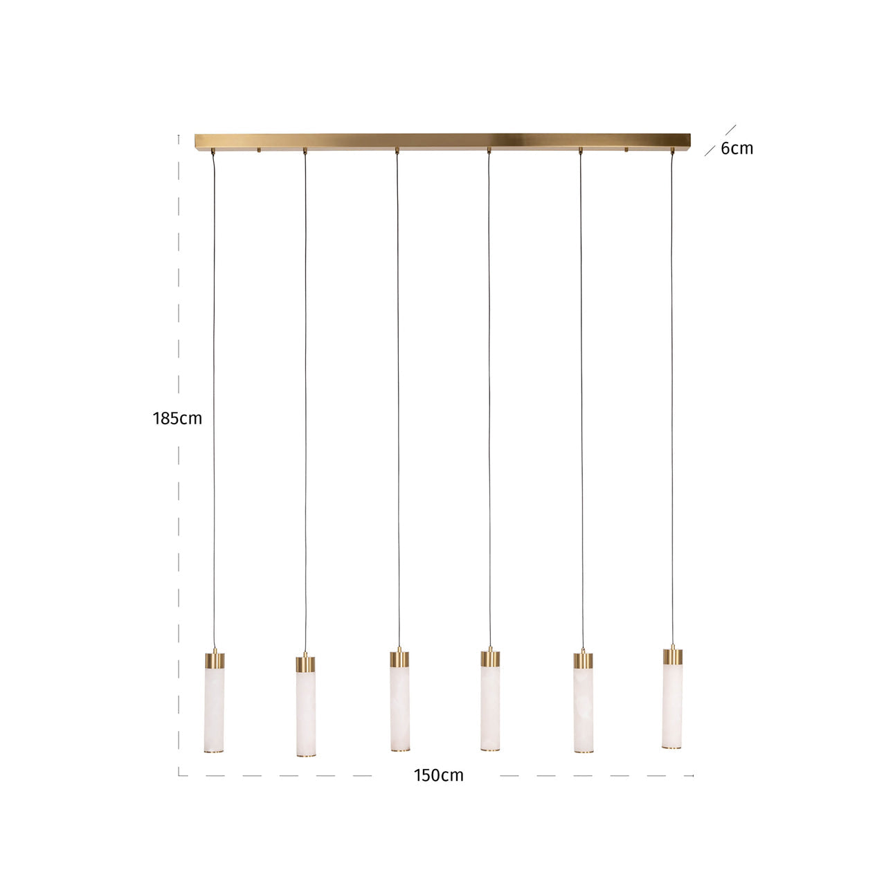 Elaris White Dining Light by Richmond Interiors