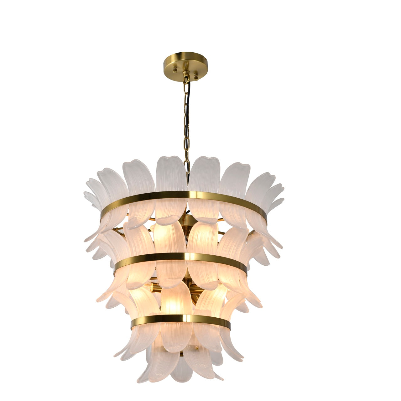 Ameline Antique Brass Chandelier by Richmond Interiors