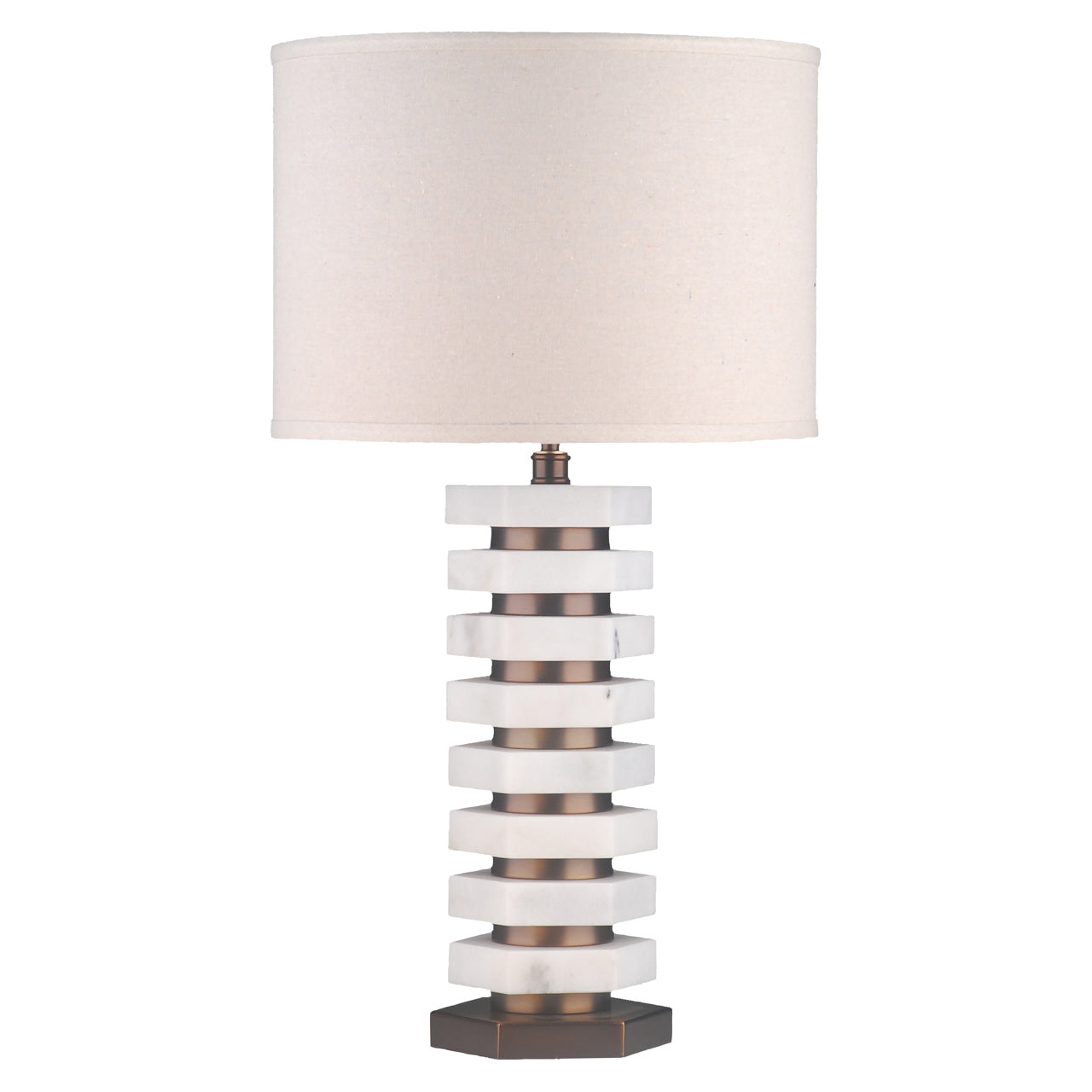 Haspen Natural Marble Table Lamp by Richmond Interiors