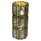 Yael Antique Brass Glass Table Lamp by Richmond Interiors
