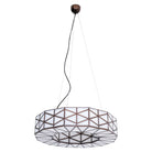Solaria Copper Art Deco Chandelier by Richmond Interiors