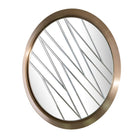 Vienne Brushed Brass Mirror by RV Astley