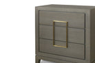 Lucca Grey Oak 3 Drawer Chest by Berkeley Designs