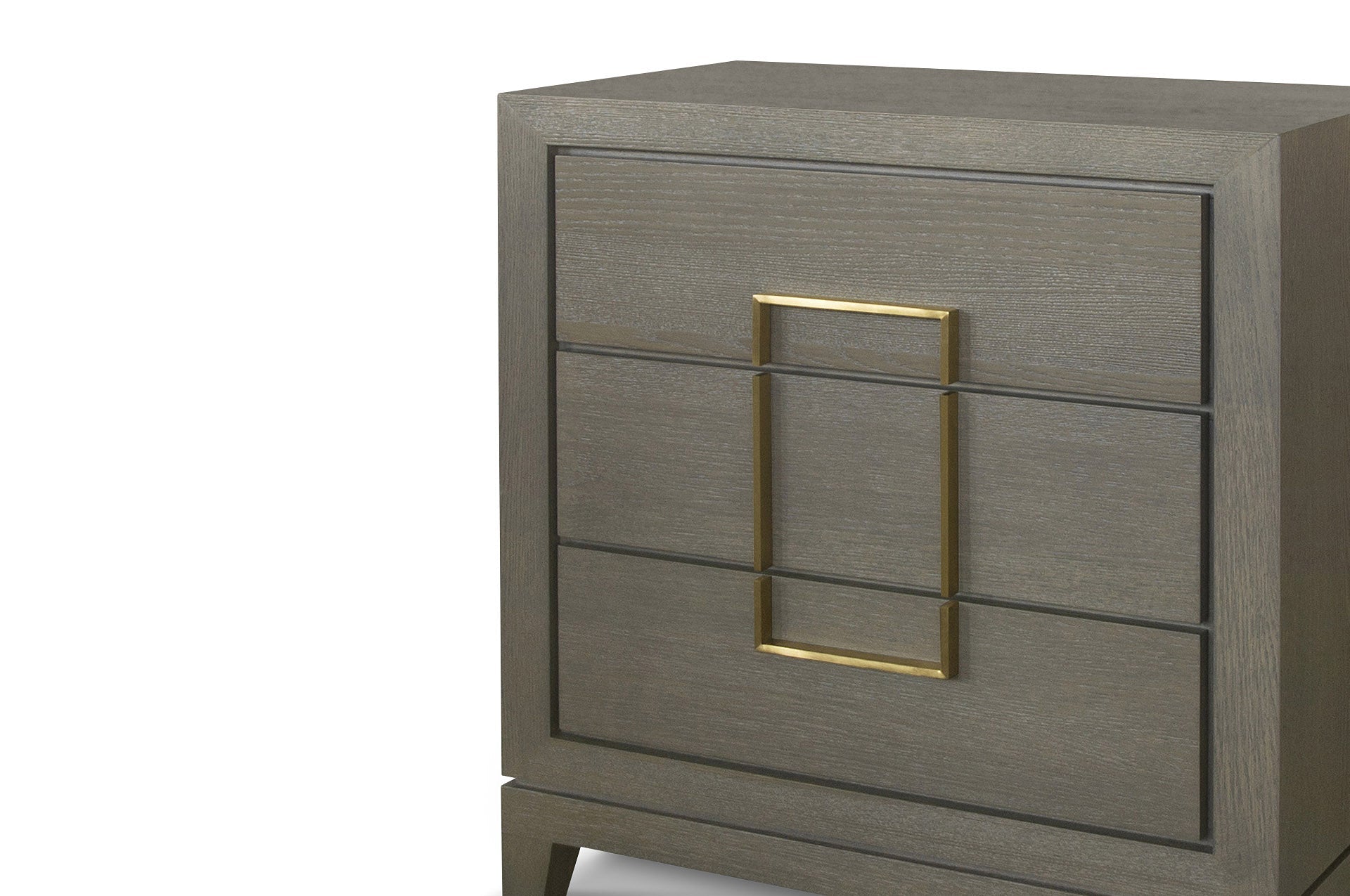 Lucca Grey Oak 3 Drawer Chest by Berkeley Designs