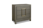 Lucca Grey Oak 3 Drawer Chest by Berkeley Designs