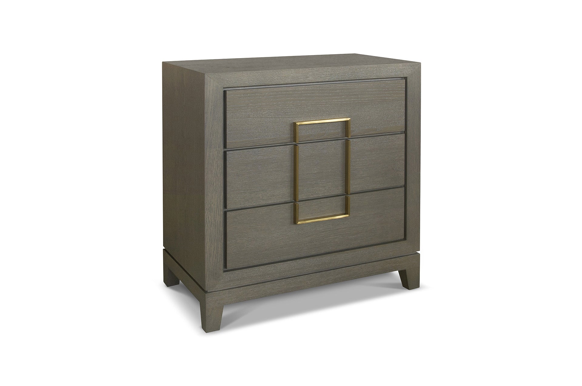 Lucca Grey Oak 3 Drawer Chest by Berkeley Designs