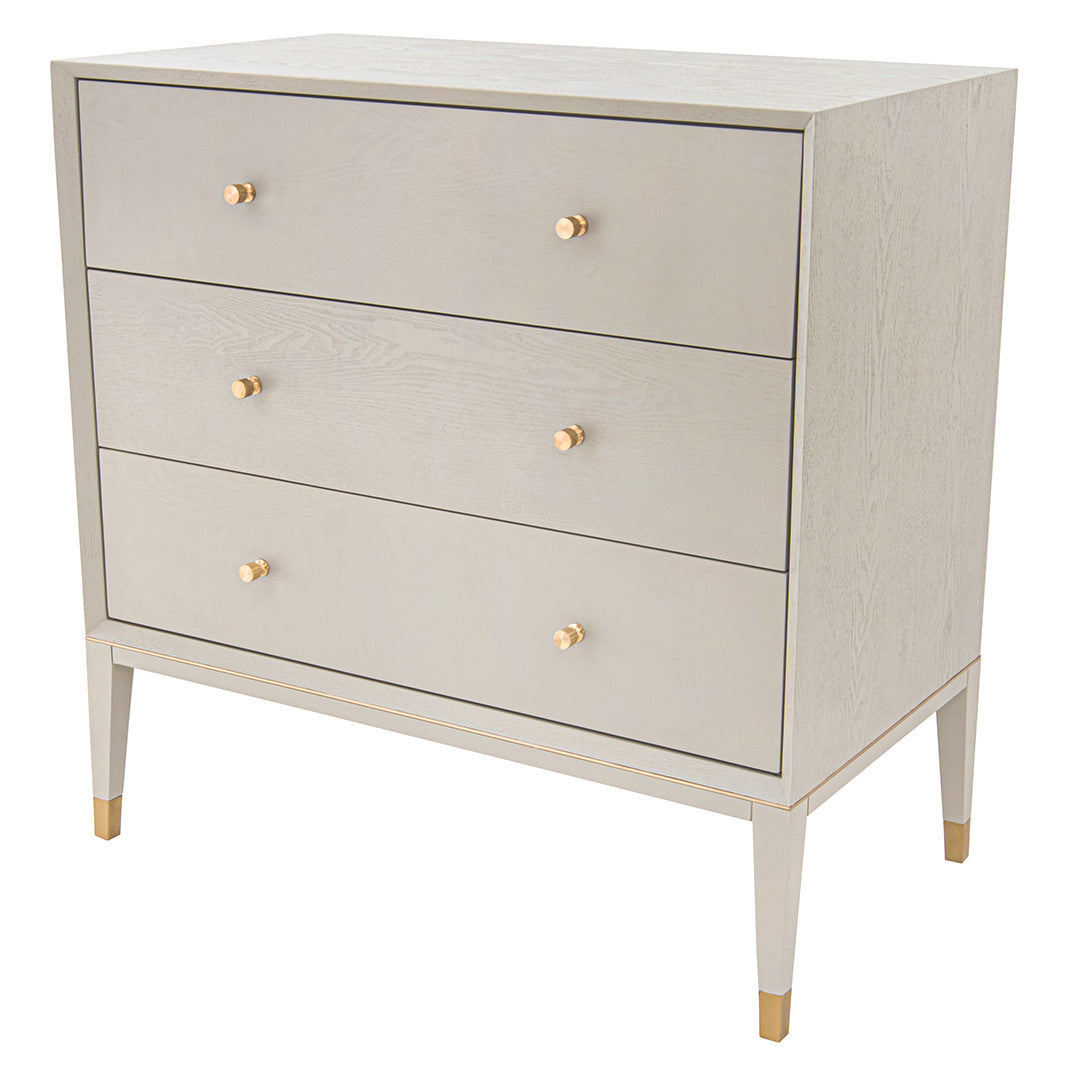 Bayeux Ceramic Grey Chest of Drawers by RV Astley