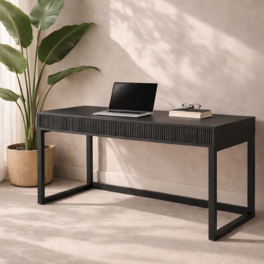 Costine Black Desk by Tommy Franks