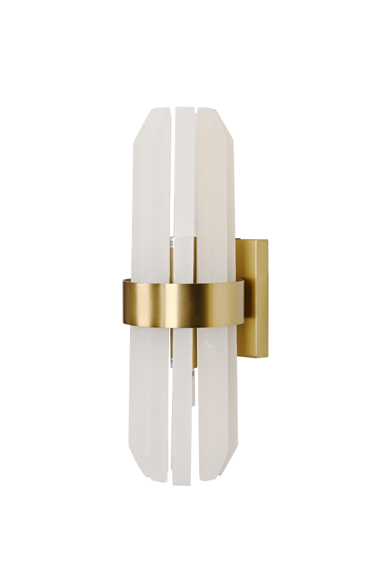 Salerno Gold & Alabaster Wall Light by Luxe Collection