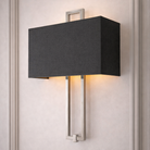 Danby Nickel & Charcoal Shade Wall Light by RV Astley