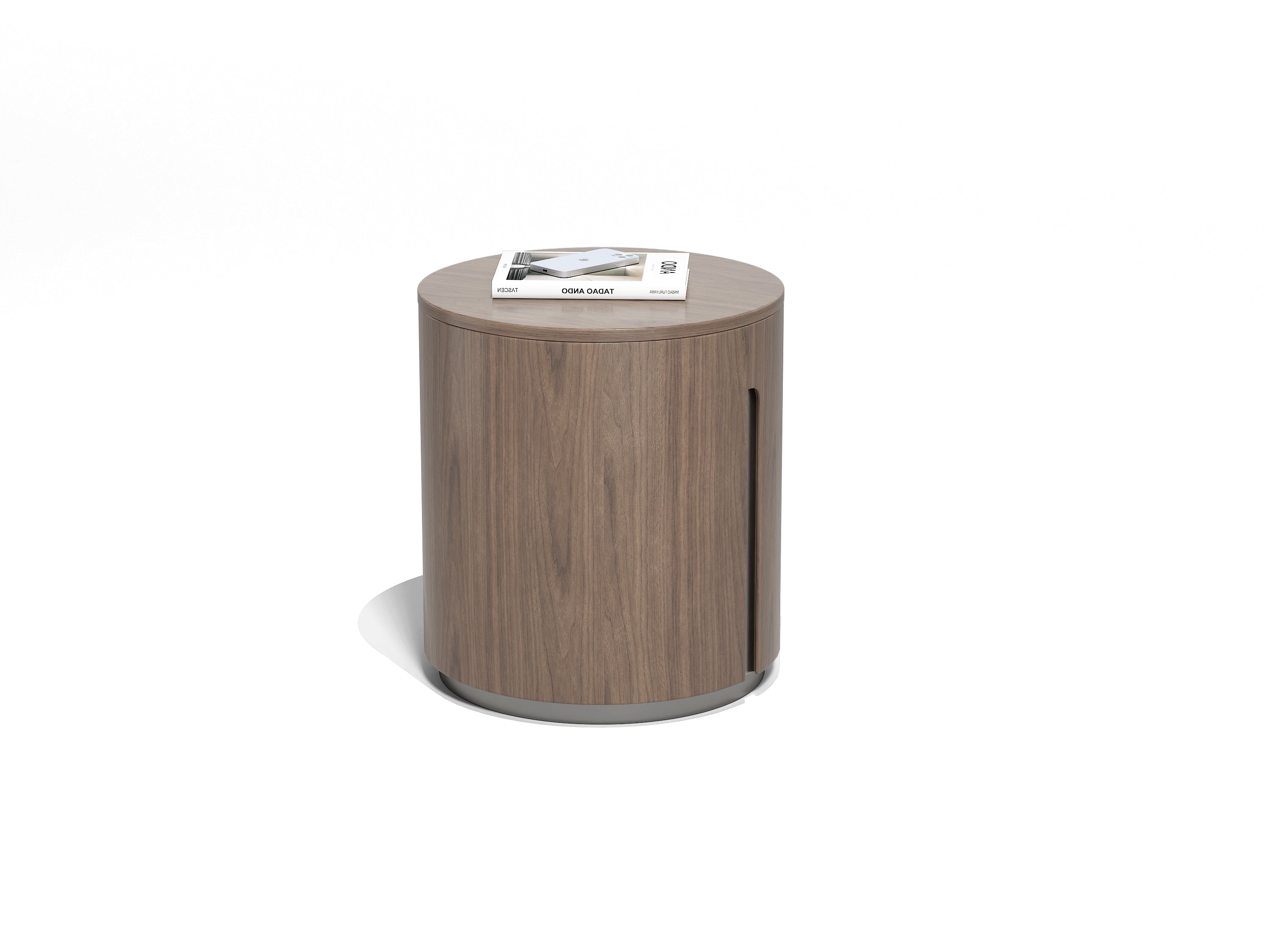 Darcy Walnut Side Table by Tommy Franks