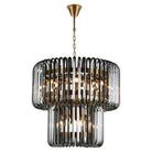 Bryon Smoke Glass Chandelier by Richmond Interiors
