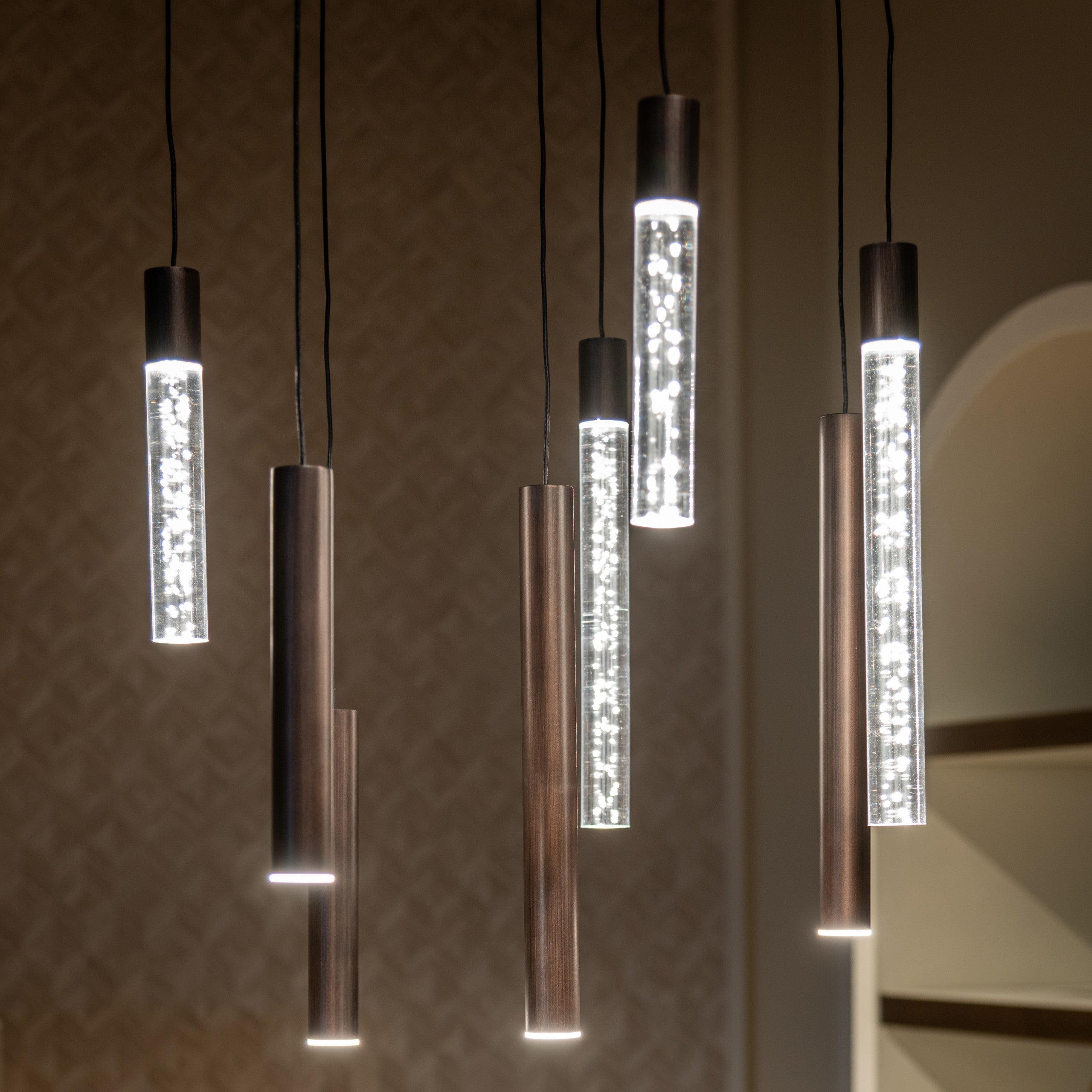 Oxley Bronze Cluster Pendant Light - Small by Richmond Interiors