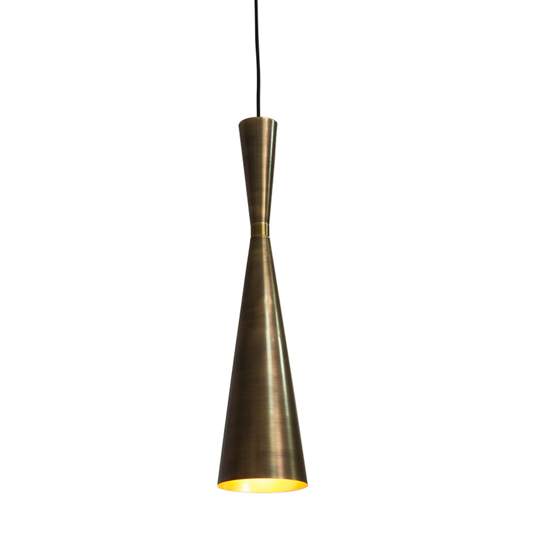 Eagan Dark Antique Brass Single Pendant Light by RV Astley