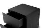 Kota Smoke Oak Bedside Table by Tommy Franks