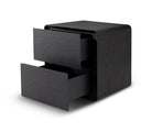 Kota Smoke Oak Bedside Table by Tommy Franks