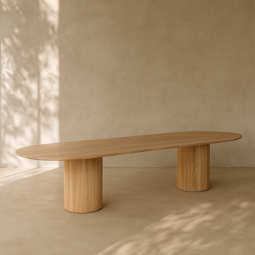 Lantine 320cm Ash Oak Dining Table by Tommy Franks