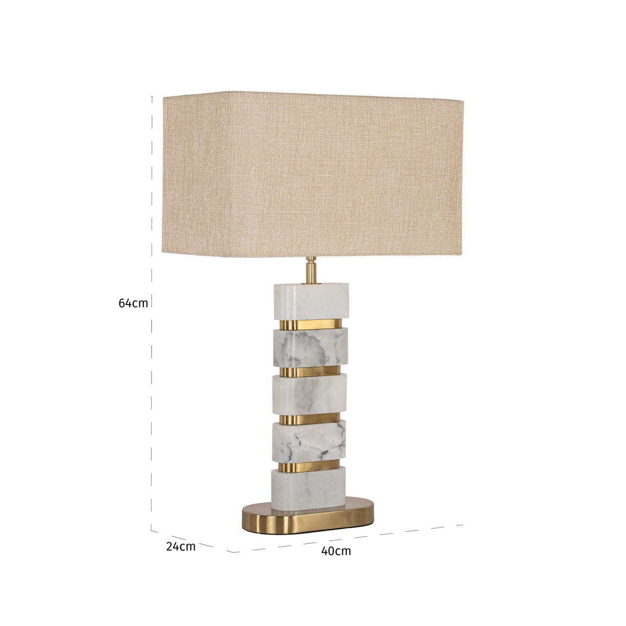 Table lamp Lenore gold by Richmond Interiors