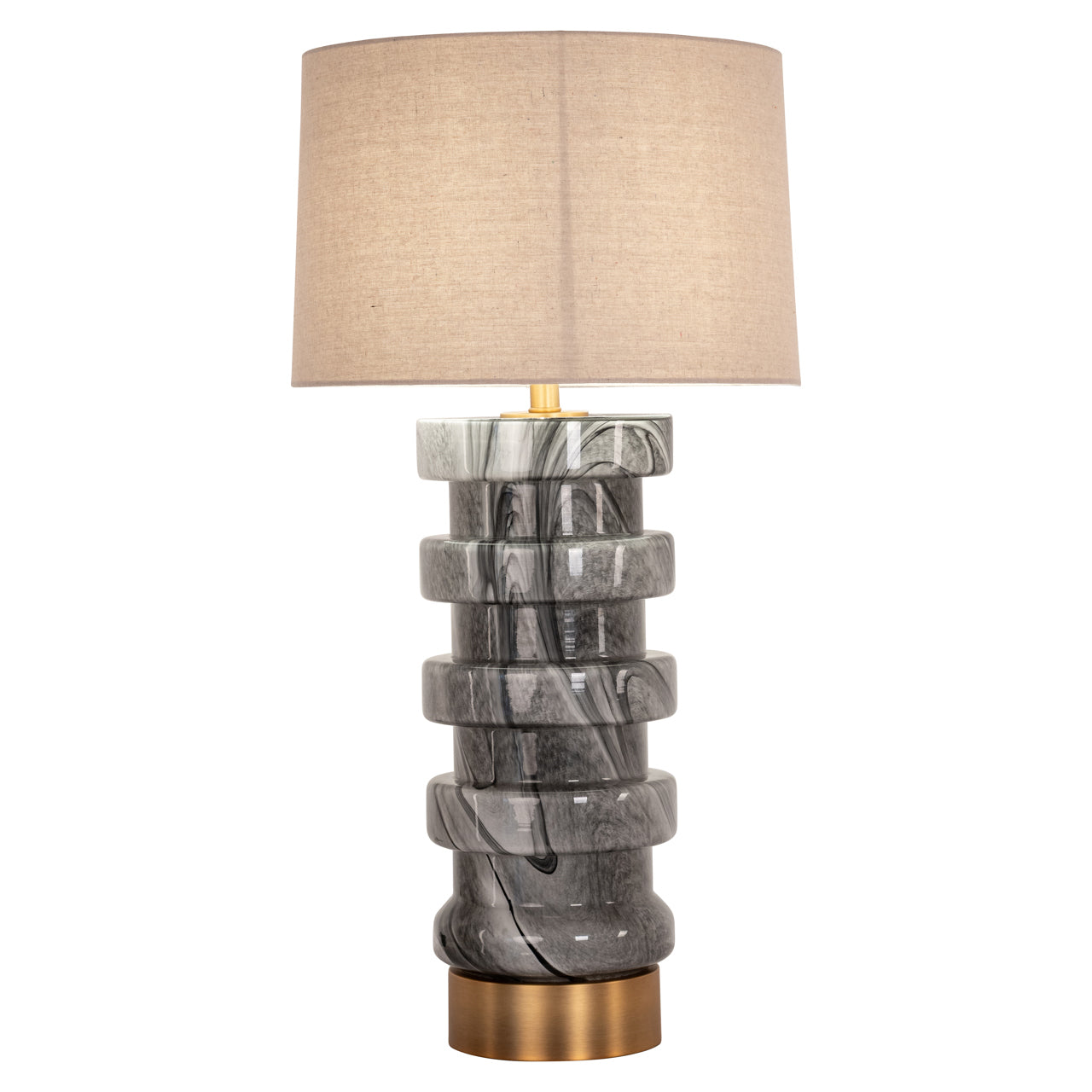 Table lamp Jaylee black/white by Richmond Interiors