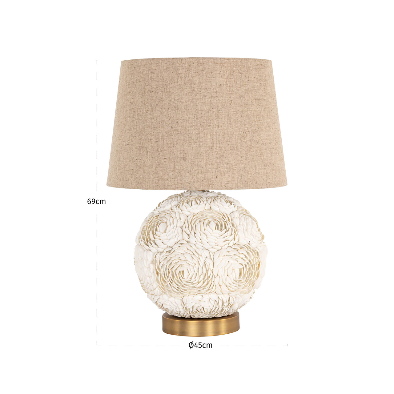 Table lamp Jamie white by Richmond Interiors