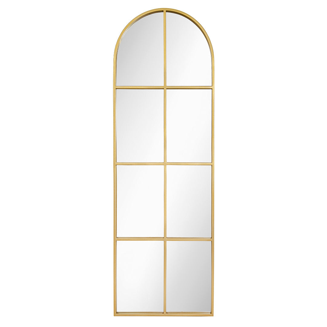 Roxi Gold Arched Wall Mirror by RV Astley