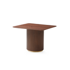 Lantine Walnut & Brass Side Table by Tommy Franks