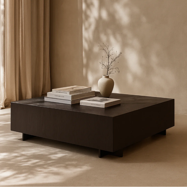 Francesca II Coffee Table Black Oak by Tommy Franks