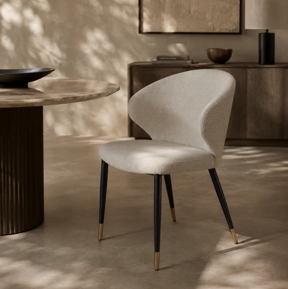 Bellroy Light Beige Dining Chair Tommy Franks
