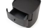 Vertu Smoke Oak Bedside Table by Tommy Franks