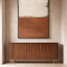 Lantine Buffet Walnut & Brass by Tommy Franks