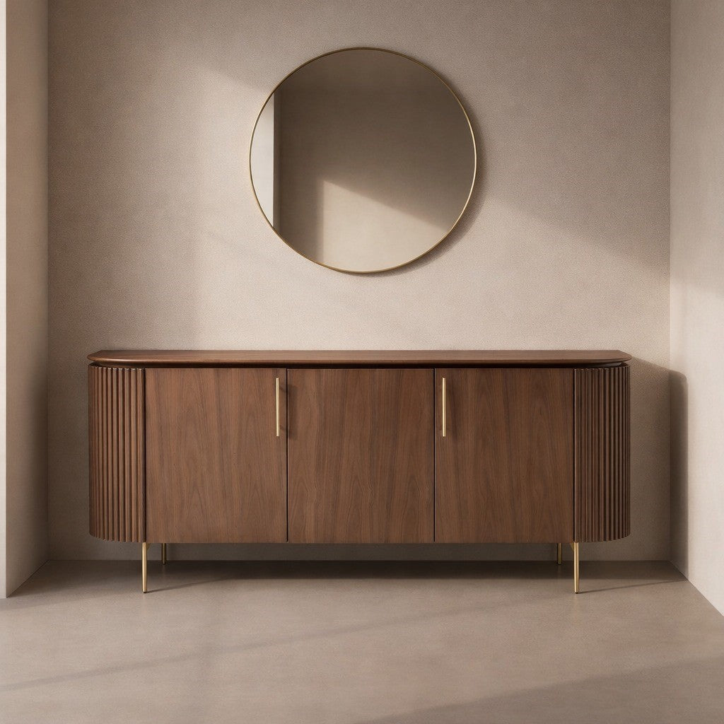Lantine Buffet Walnut & Brass – Cp Lighting & Interiors