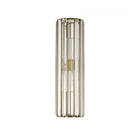 Reagan Antique Brass Bathroom Wall Light with Crystal Shade by RV Astley