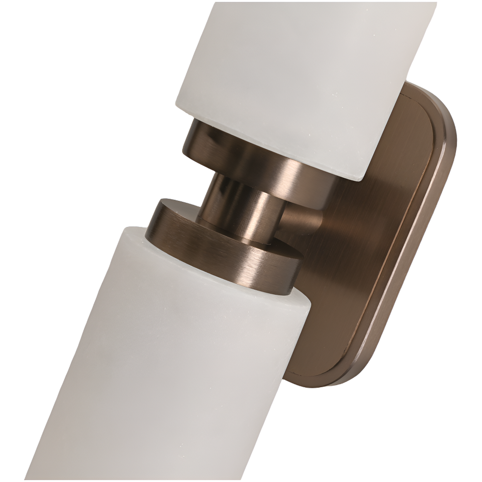 Revere Wall Light in Bronze & Alabaster Shades by Luxe Collection
