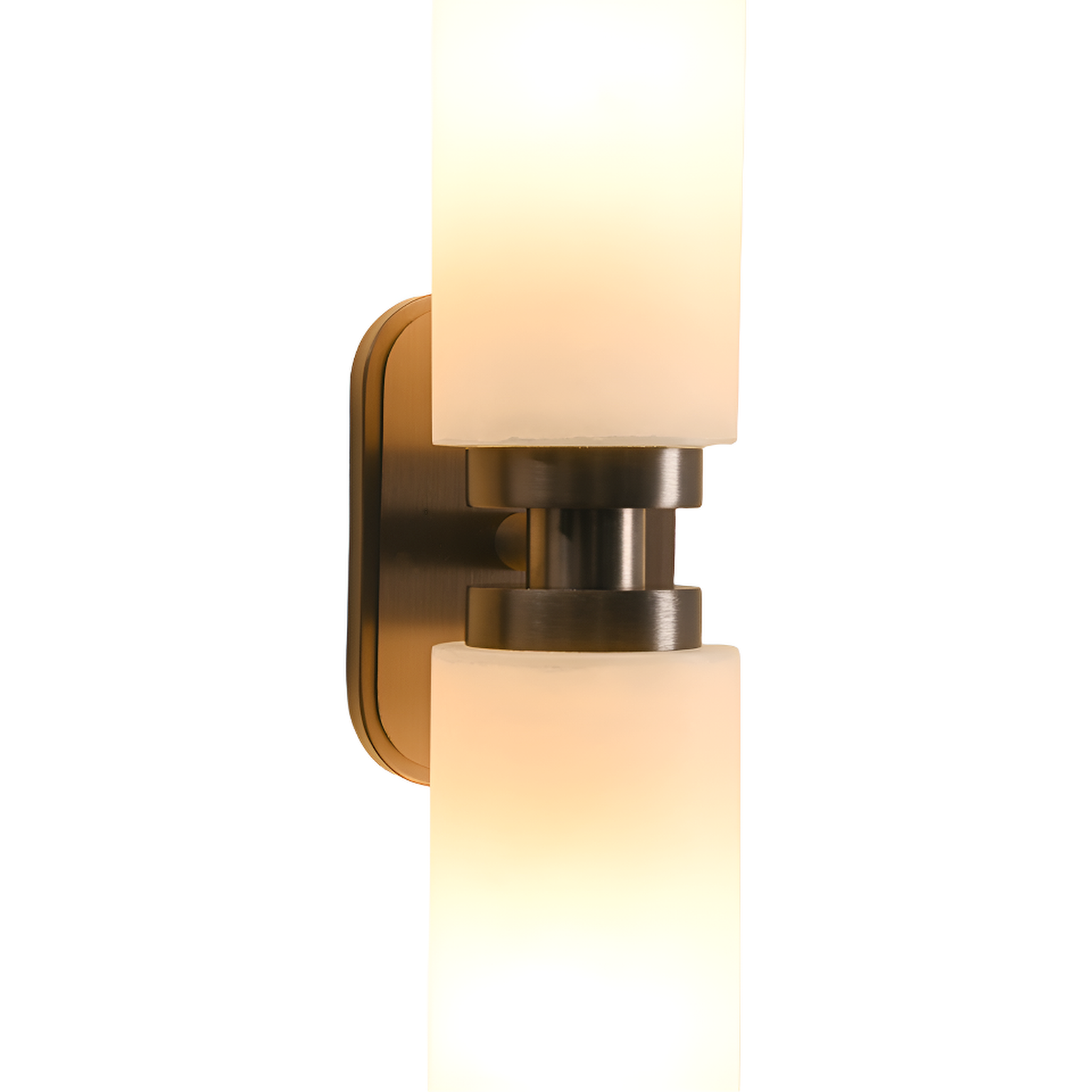 Revere Wall Light in Bronze & Alabaster Shades by Luxe Collection