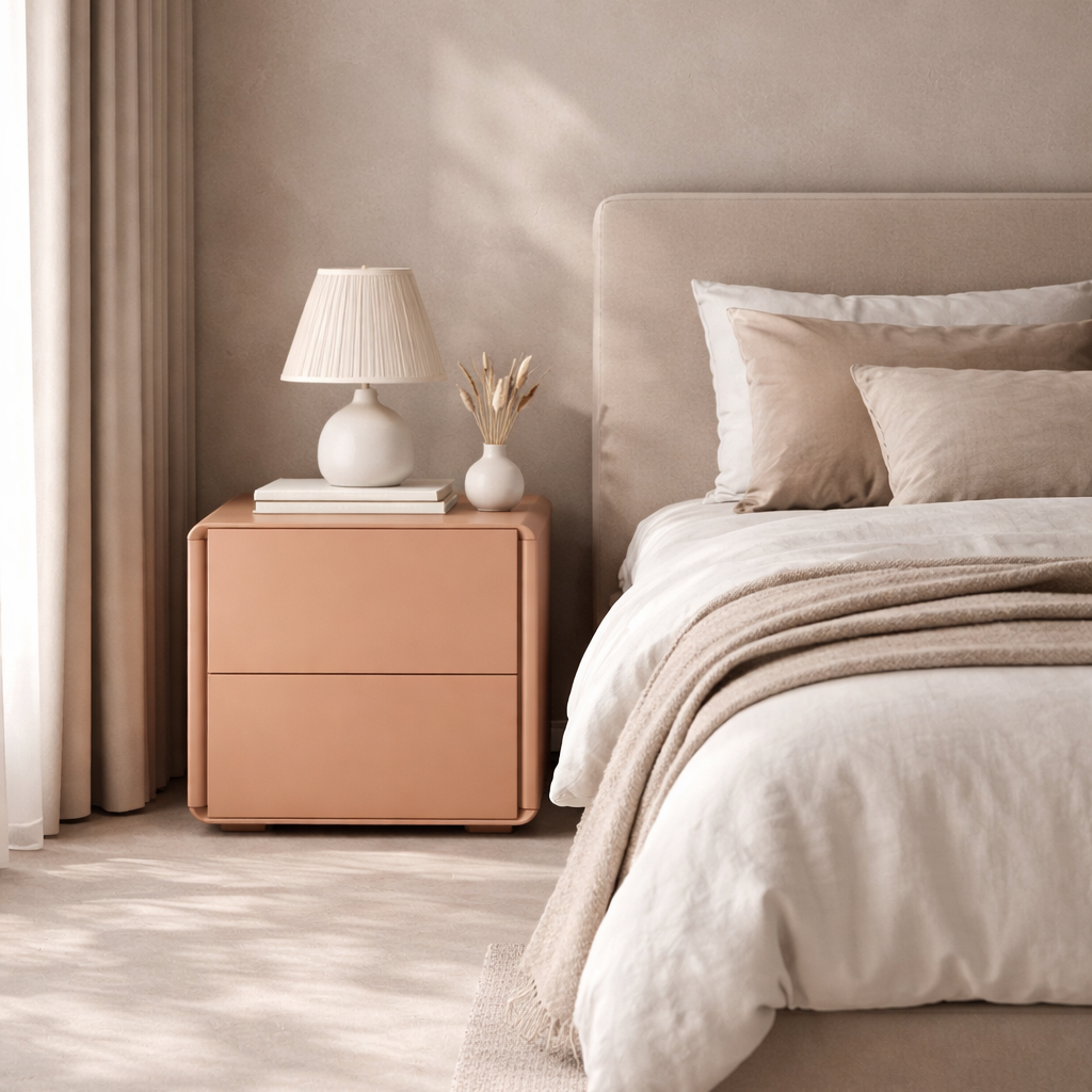 Kota Spiced Cider Bedside Table by Tommy Franks