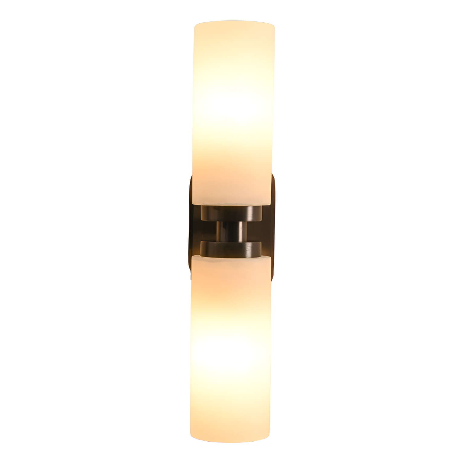 Revere Wall Light in Bronze & Alabaster Shades by Luxe Collection