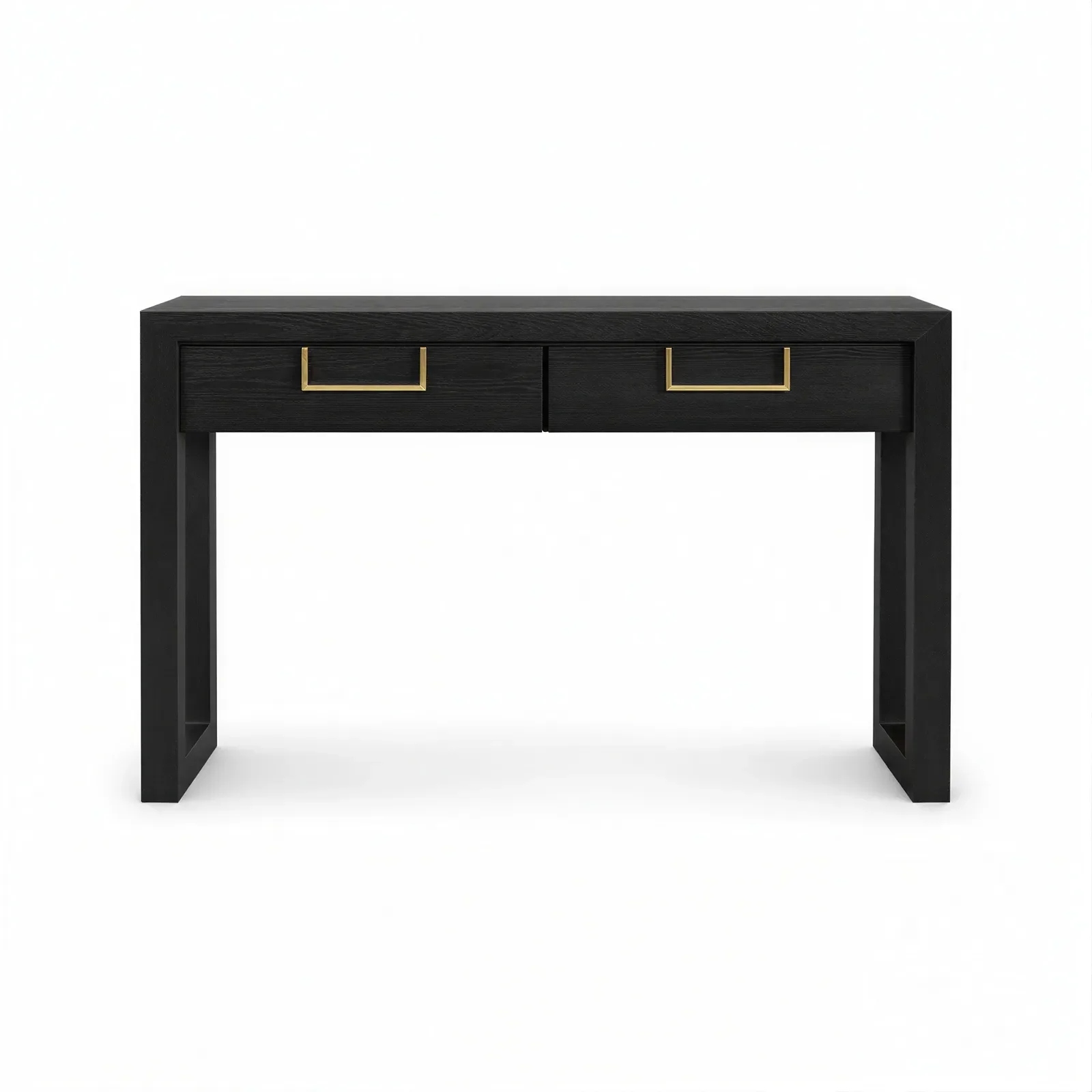 Lucca Brown & Brass Console Table Berkeley Designs