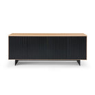Costine Black Ash & Oak Wood Sideboard by Tommy Franks