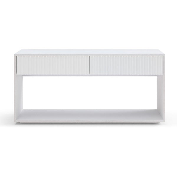 Costine White Console Table by Tommy Franks