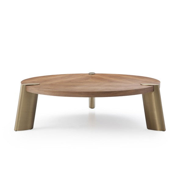 Amara Walnut Wood Coffee Table by Tommy Franks
